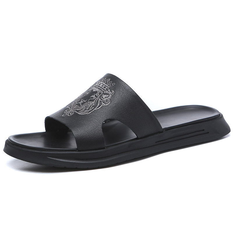 Allan – Summer Men's Beach Sandals in Vegan Leather