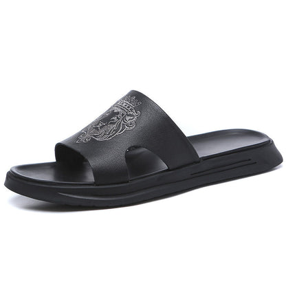 Allan – Summer Men's Beach Sandals in Vegan Leather