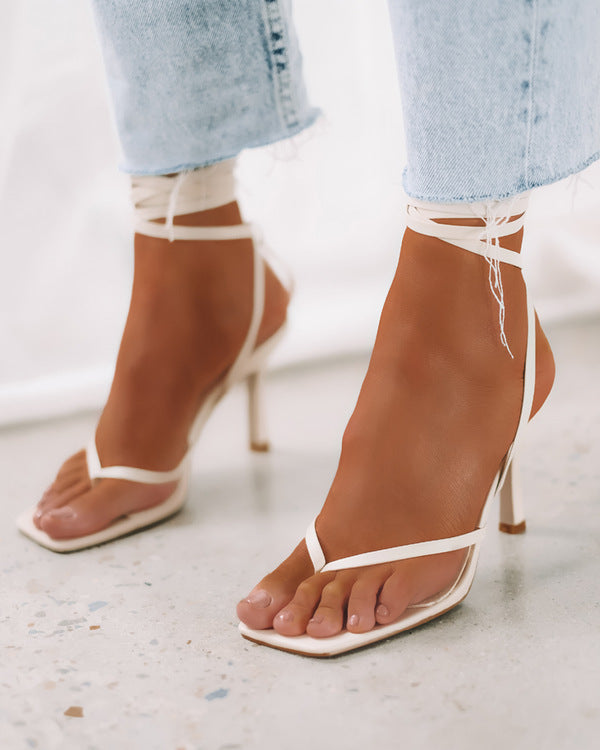 Nicole – Stiletto Mid-Heel Strap Sandals for Women