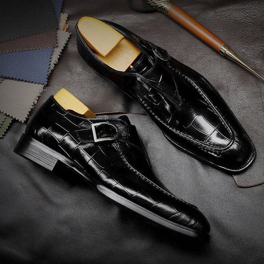 Aaron – Classic Men's Business Shoes in Premium Vegan Leather