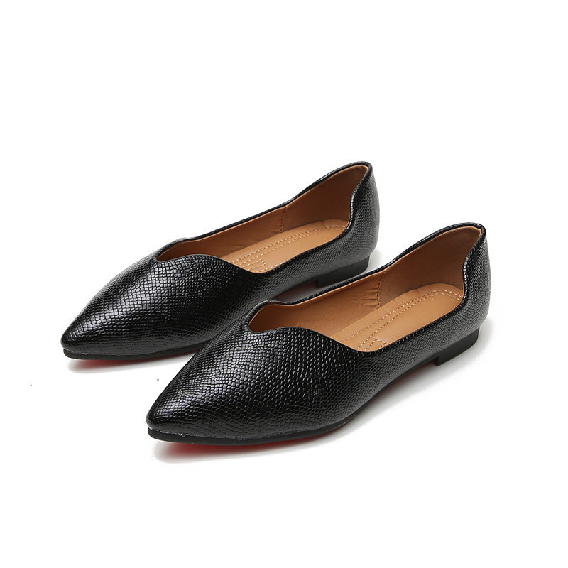 Emma – Ballerina Flats with Serpentine Pattern