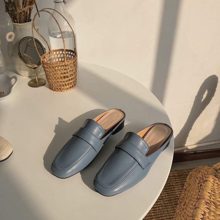 Rachel – Women's Flat Shoes with Vegan Leather Cap Toe