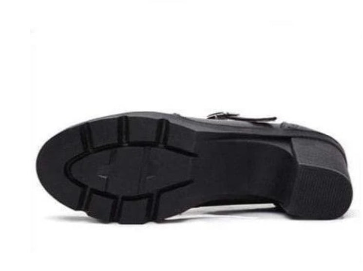 Heidi – Retro Mary Jane Pumps in Vegan Leather