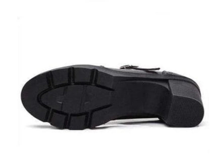 Heidi – Retro Mary Jane Pumps in Vegan Leather