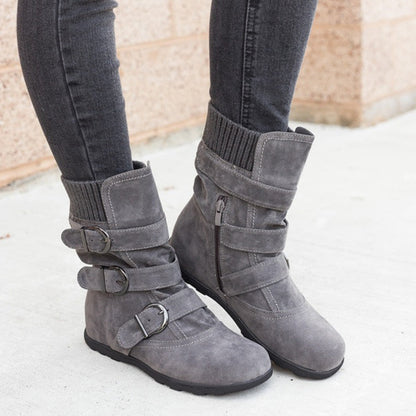 Ronald – Comfortable Winter Boots with Strap and Buckle