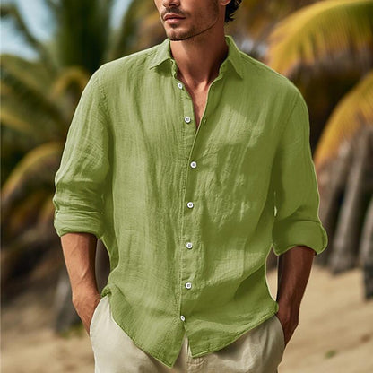 Nigel – Casual Men's Shirt in Solid Colors
