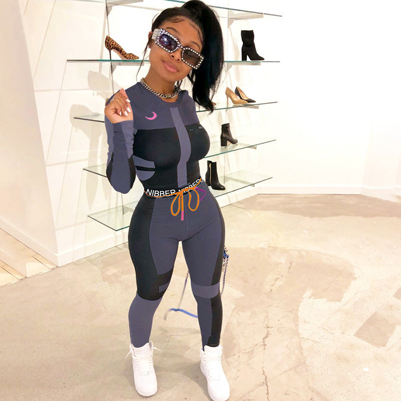 Marie – Sporty Fitness Set with Contrast Colors