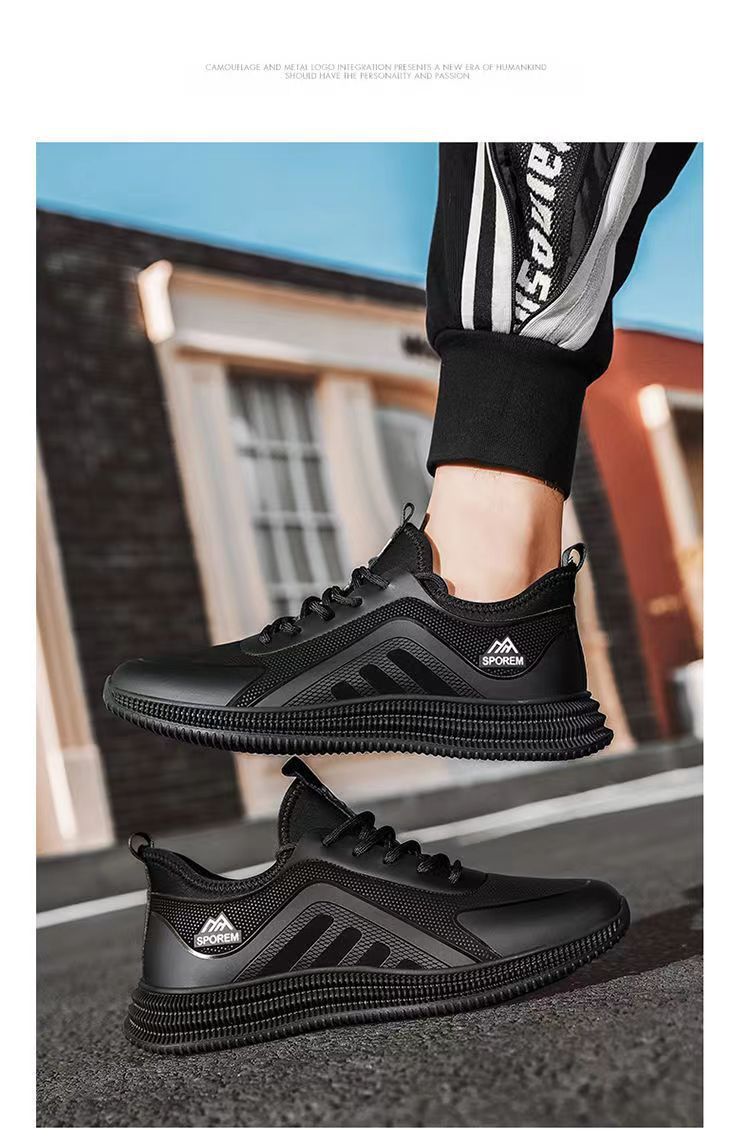 Cameron – Breathable Casual Sneakers in Premium Vegan Leather