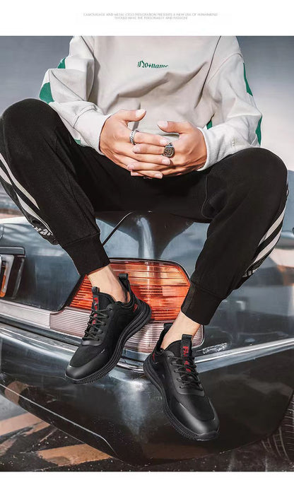 Cameron – Breathable Casual Sneakers in Premium Vegan Leather