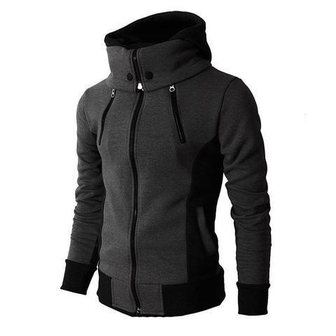 Sean – Sporty Men's Jacket with Hood and Zipper