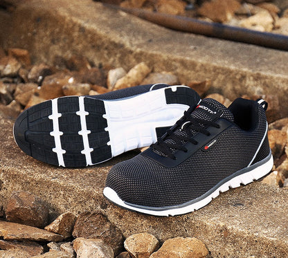 Warren – Lightweight Safety Work Shoes with Steel Toe and Breathable Design