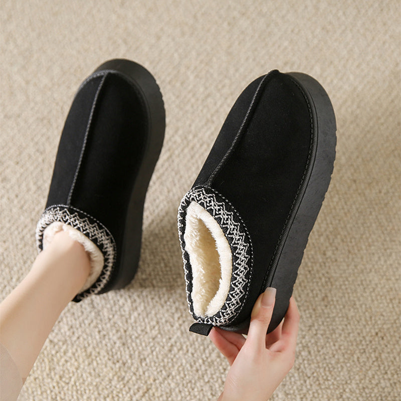 Melissa – Fluffy Women's Slippers with Thick Sole