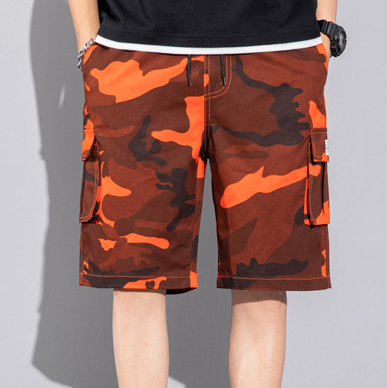 Dan – Casual Cargo Shorts with Drawstring and Multiple Pockets for Men