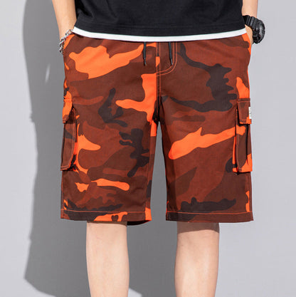 Dan – Casual Cargo Shorts with Drawstring and Multiple Pockets for Men