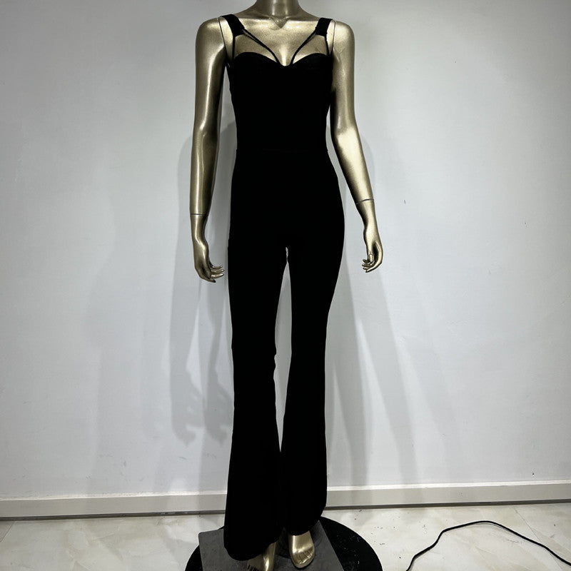 Dawn – Backless Jumpsuit in Street Style