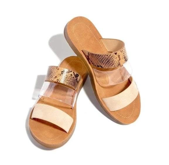 Lydia – Snake Print Shoes