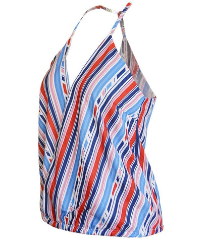 Julia – Women's V-Neck Camisole with Color Stripes