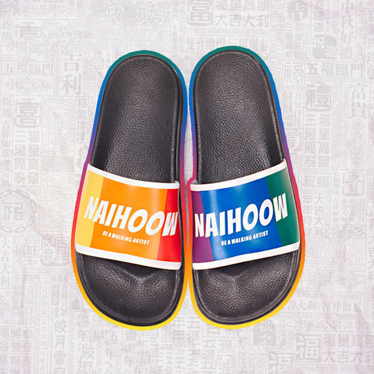 Joanne – Rainbow Plastic Sandals