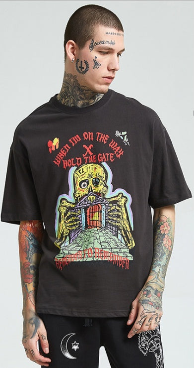 Henry – Short-Sleeve Fringe T-Shirt