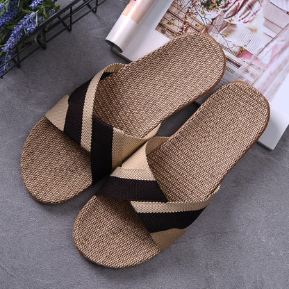 Cliff – Non-Slip Linen Slippers