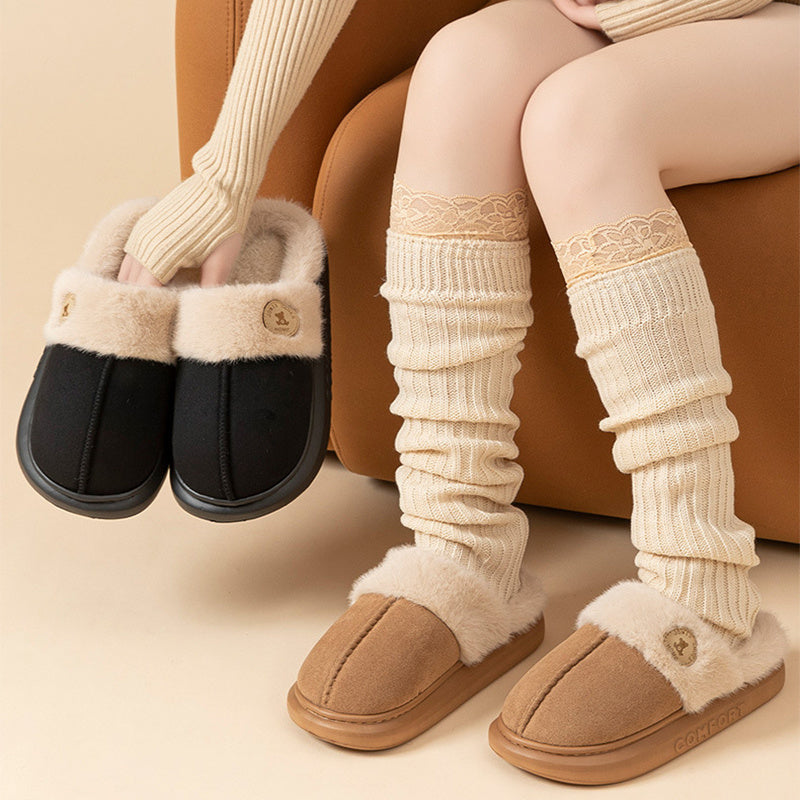 Julie – Cozy Winter Slippers with Thick Soles