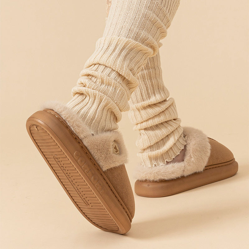 Julie – Cozy Winter Slippers with Thick Soles