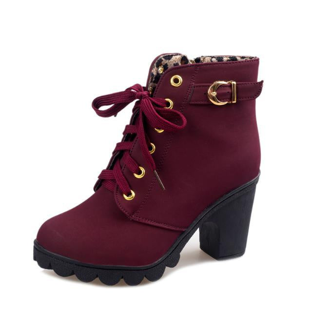 Glenn – Cross-Strap Ankle Boots with Martin Style