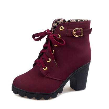 Glenn – Cross-Strap Ankle Boots with Martin Style