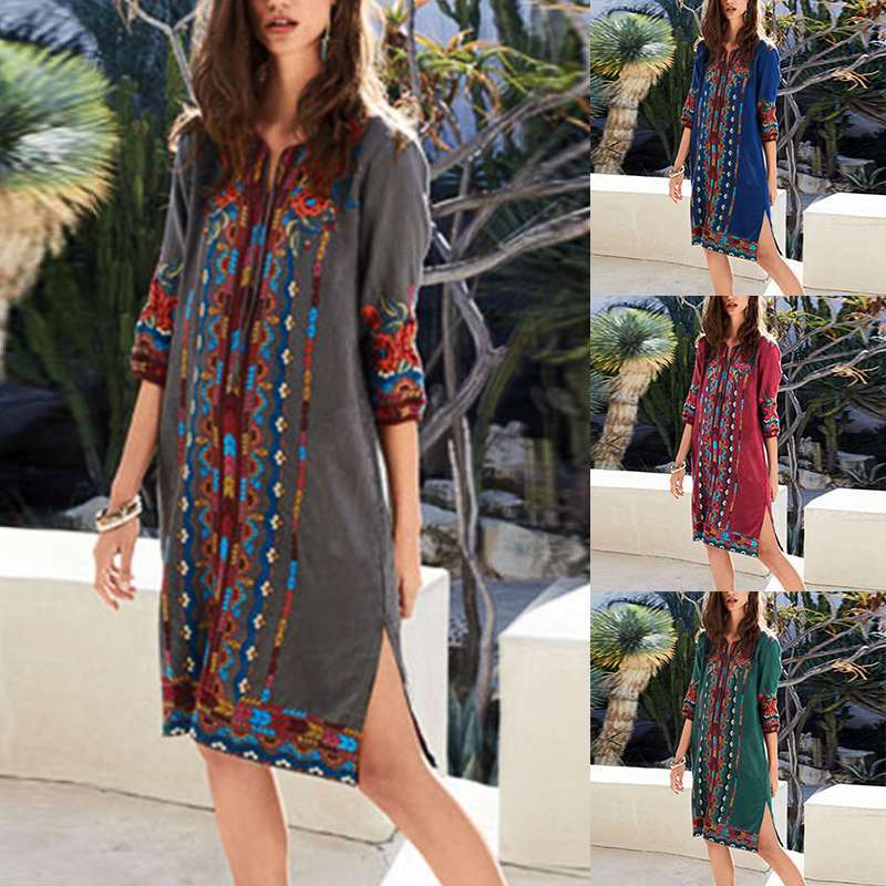 Fiona – Boho Tunic Dress