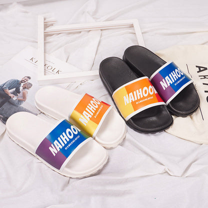 Joanne – Rainbow Plastic Sandals