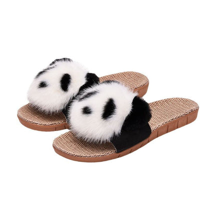 Alison – Soft Slippers with Panda Design