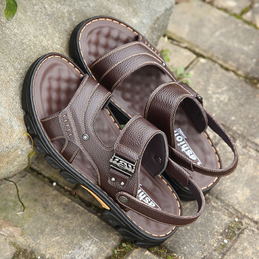 Alan – Comfortable Men's Sandals in Vegan Leather