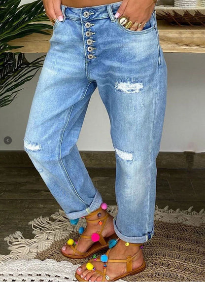 Hannah – High-Waist Summer Jeans