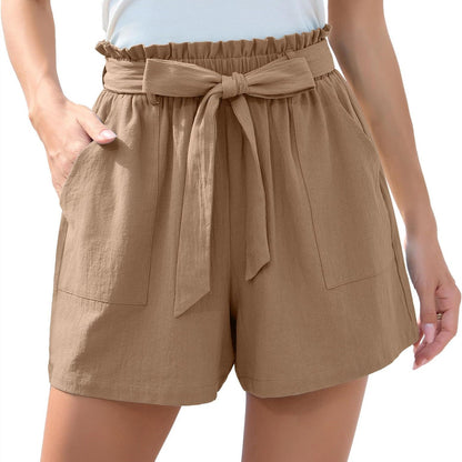Anne – Stylish Ruffle Shorts with Pockets for Women