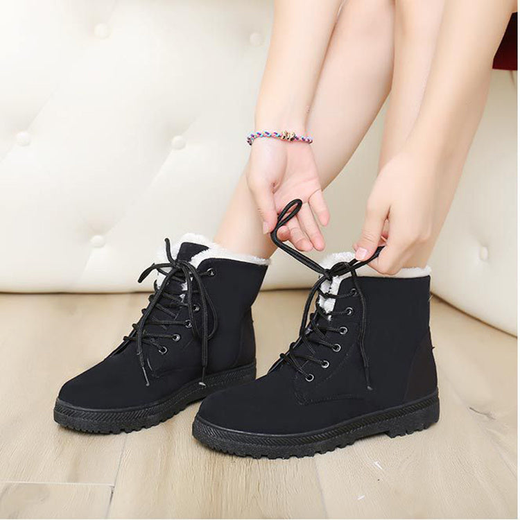 Christine – Women's Winter Boots with Warm Plush Ankle
