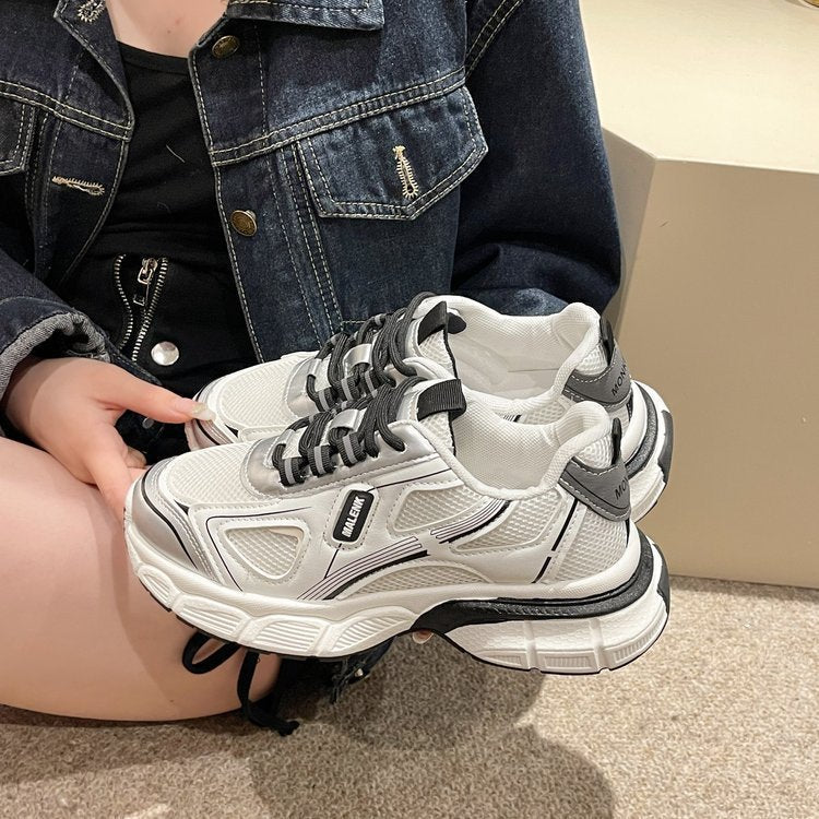 Carly – Comfortable Women's Sneakers with Mesh Surface and Platform