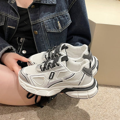 Carly – Comfortable Women's Sneakers with Mesh Surface and Platform