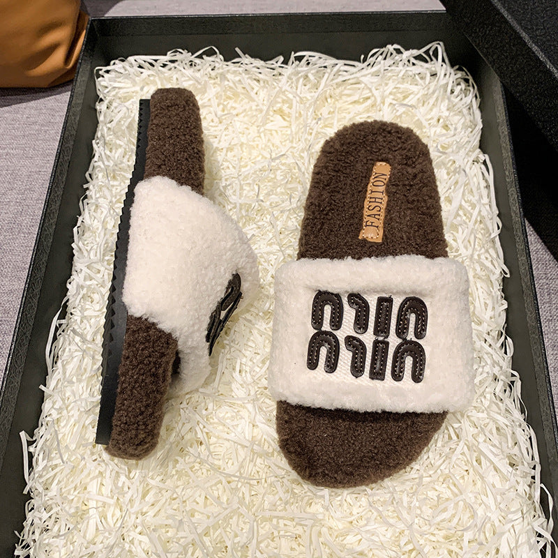 Jessie – Fluffy Women's Slippers in Premium Vegan Suede