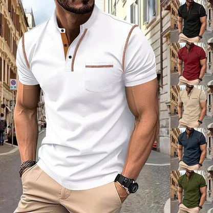 Austin – Short-Sleeve Men's Polo Shirt Summer Casual Quick-Dry