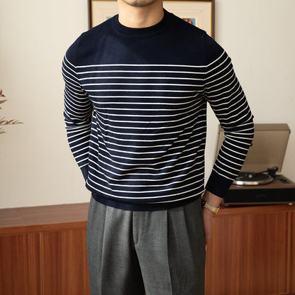 Brian – Vintage Crew Neck Sweater for Men