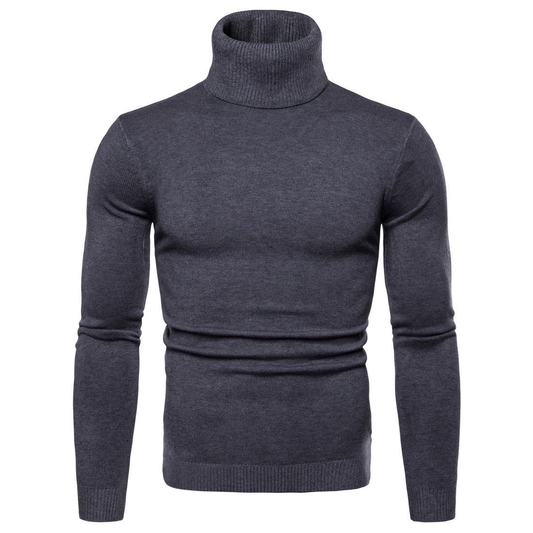 Lawrence – Slim Thermal Turtleneck Sweater for Men in Solid Designs