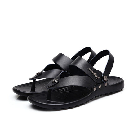 Allan – Stylish Men's Sandals in Vegan Leather for the Beach