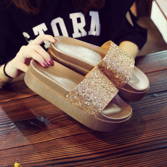 Jenny – Mid-Height Women's Sequined Shoes