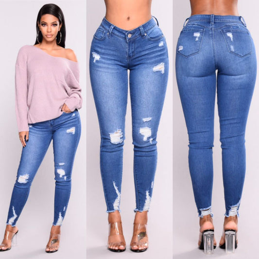 Sophie – High-Waisted Stretch Slim Pencil Pants