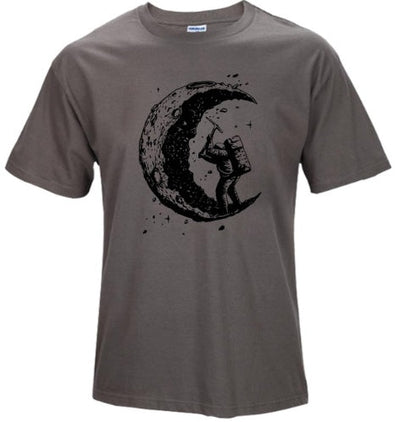 Frederick – Casual T-Shirt with Moon Print for Men