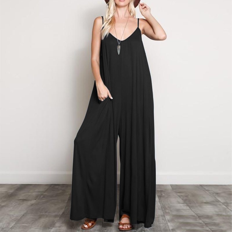 Audrey – Summer Jumpsuit with V-Neck for Women