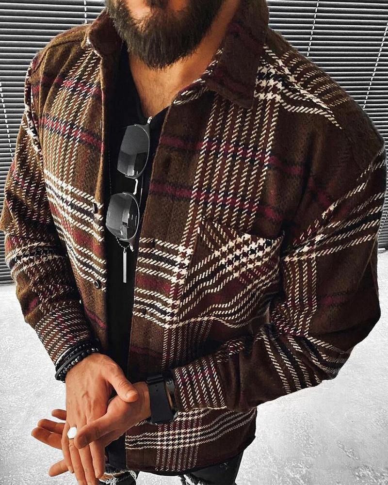 Douglas – Relaxed Men's Jacket with 3D Digital Print