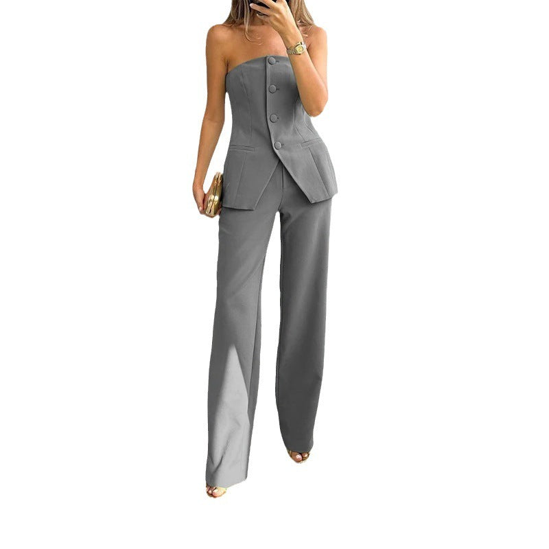 Ruth – Elegant Women's Suit with Buttons