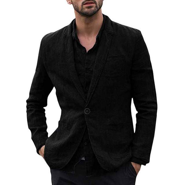 Noel – Slim Men's Blazer in Cotton