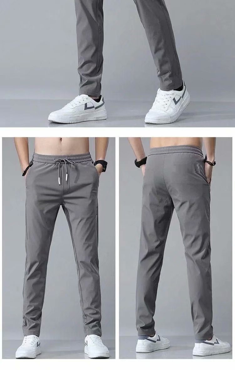 Nick – Casual Men's Sweatpants with Drawstring in Korean Style